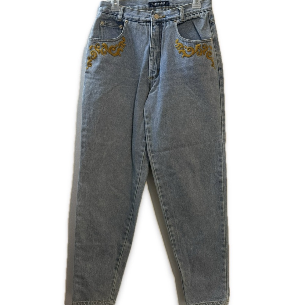 Vintage Western Embroidered Women's Jeans Size 13